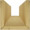Ekena Millwork 3-Sided (U-beam) Pecky Cypress Endurathane Faux Wood Ceiling Beam, Premium Aged, 12"W x 6"H  x 20'L BMPC3C0120X060X240ZD - alternate 4